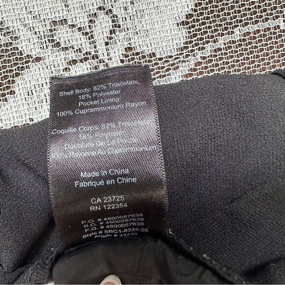 Aritzia Babaton Black Cohen Pull On Crop Pant Sz 0 - Picture 7 of 13